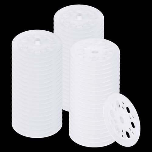 PATIKIL 45mm Plastic Washers, 800pcs Plastic Insulation Washers 800