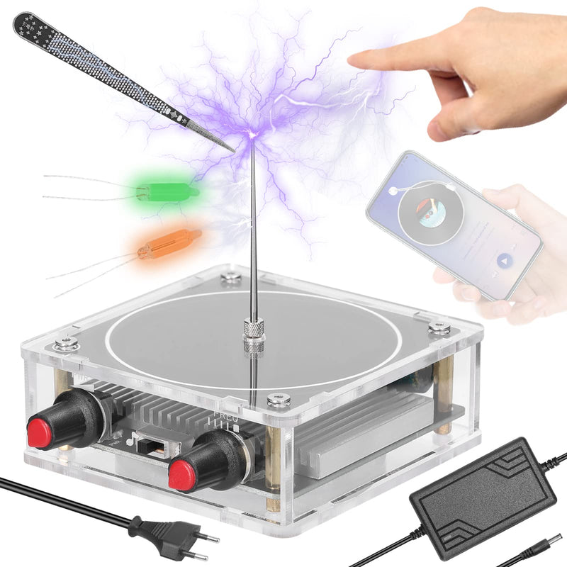 Bluetooth Music Coils Magic Box, Portable Spools BT Speaker, Artificial Flash Generator, Arc Generator, Experiment Device for Science