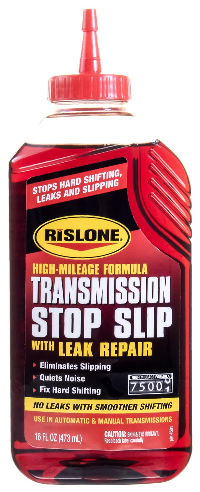 Rislone High Mileage Transmission Stop Slip with Leak Repair, 16.9 oz Pack of 1