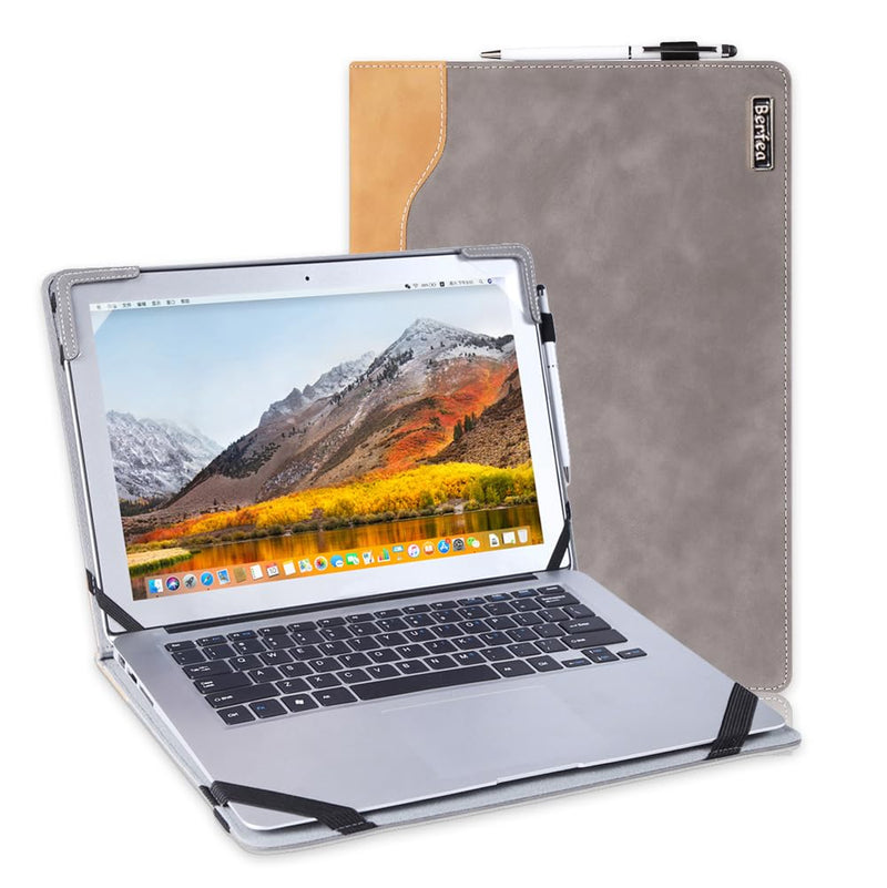 Protective Case Cover Compatible with HP Envy x360 2-in-1 Laptop 14t es000 es0033dx es0013dx 14 inch Laptop Sleeve Notebook Stand Carry Hard Case Grey