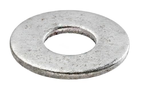 1/2 USS Thick Flat Washer (100 Pack) 1/2" x 1-3/8" Hot Dip Galvanized Steel, Meets ASME B18.21.1 Industrial/Commercial Grade by Makers Bolt 1/2" (100 pack)