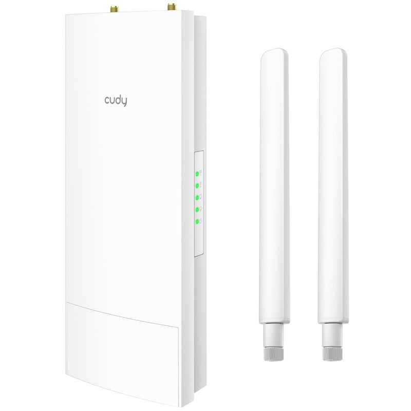 Cudy RE1200 Outdoor AC1200 WiFi5 Outdoor Fast Access Point Mesh, IP65 Waterproof MU-MIMO Support RE Mode, PoE Powered, Business WiFi Solution