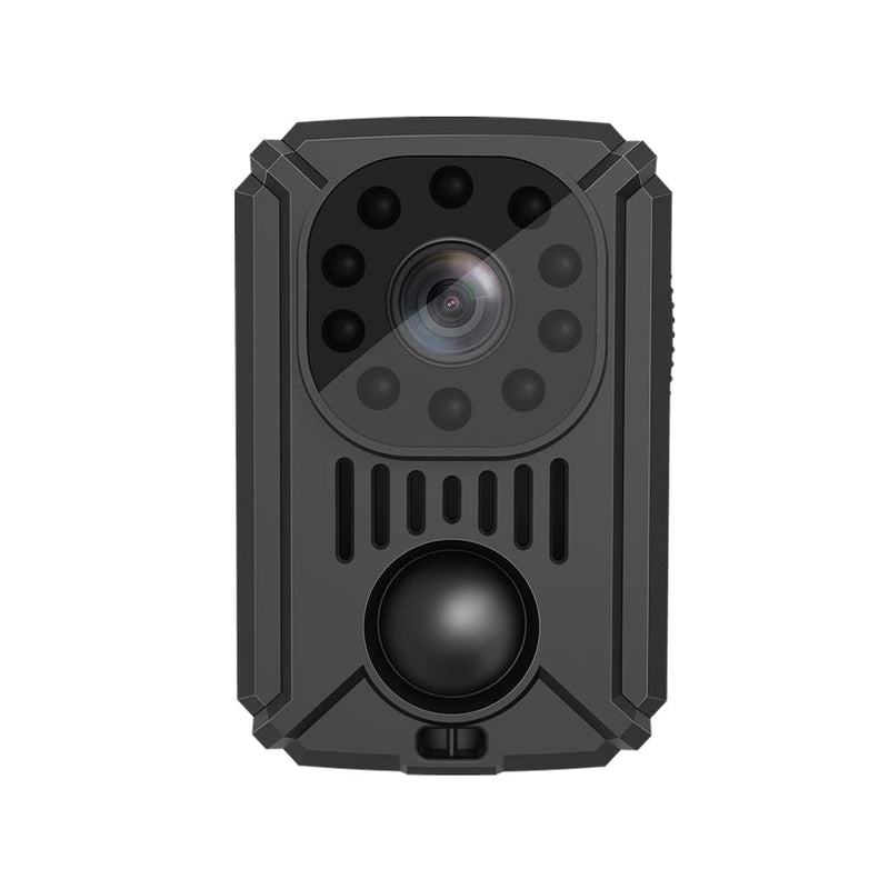 Andoer 1080P HD Body Mounted Camera Portable Video Recorder Hidden Camera with Auto Night Vision Large Battery Capacity 120°Wide Angle with Back Clip Bracket Base