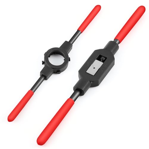 2 Pcs Adjustable Tap Wrench Handle M5-m20, Round Die Stock