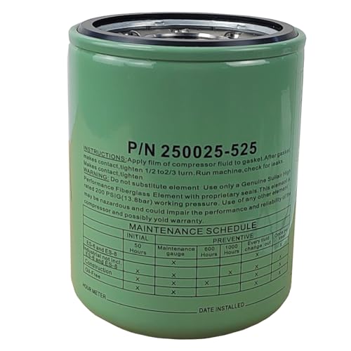 250025-525 Oil Filter for Air Compressors Replacement Filter Element