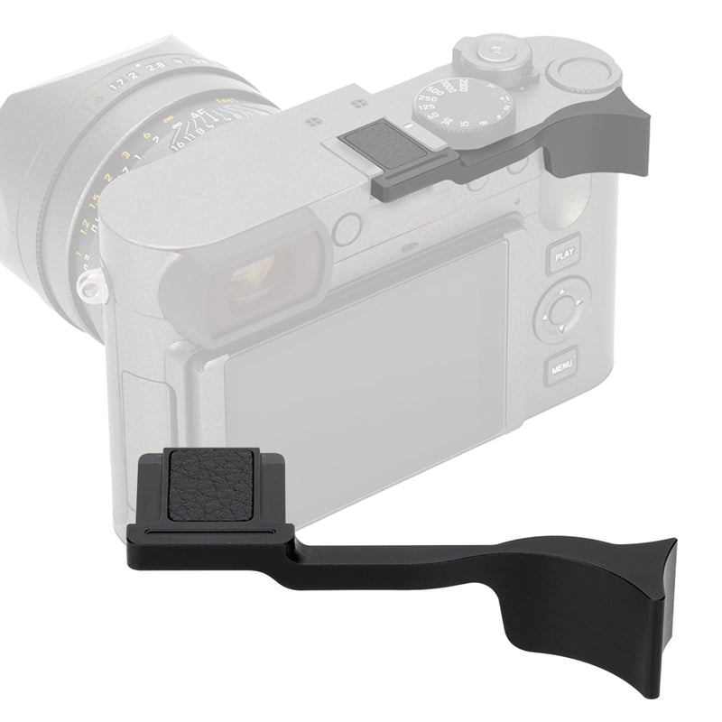 JJC TA-Q3 Thumbs Up Grip for Q3 Camera, Q3 Thumb Grip, Made of Premium Anodized Aluminium Alloy, Silicone Pad, Hot Shoe Grip for Q3, Weight 9G, Size 68.1 x 30.7 x 18mm 3