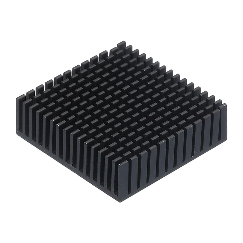 QUARKZMAN 1 Piece 50 x 50 x 15 mm Heatsink Aluminum Radiator Heatsink Cooling with Thermal Blue Sticker for Chip CPU Transistor FET IC Amplifier Black