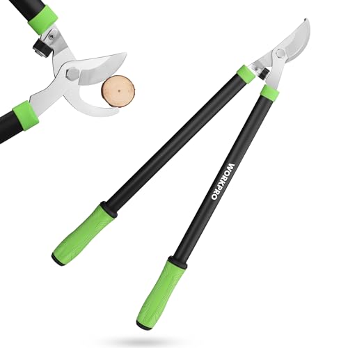 WORKPRO 28" Bypass Loppers for Tree Trimming Heavy Duty, Sharp Tree Trimmer