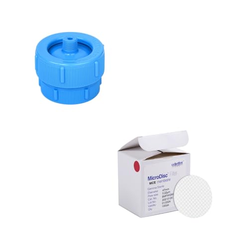 1 pcs/Pack Filter Holder Polypropylene Reusable + 100 Pack MCE Gridded Membrane Filter Sterile