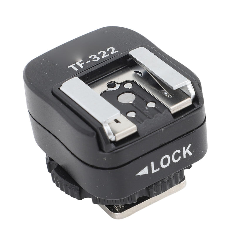 Flash Hot Shoe Sync Adapter with Extra PC Sync Port for Camera, Pure Copper Interface, TTL Flash Hot Shoe Converter