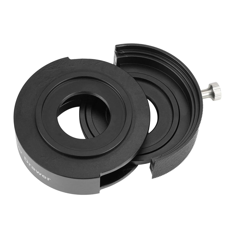 SVBONY SV226 Telescope Filter Drawer, Photographic Filters Drawer with M42-M48 Adapter, Double Magnetic Filter Holder for 1.25 and 2 Inches Filter Mounted, for Deep Sky Photography