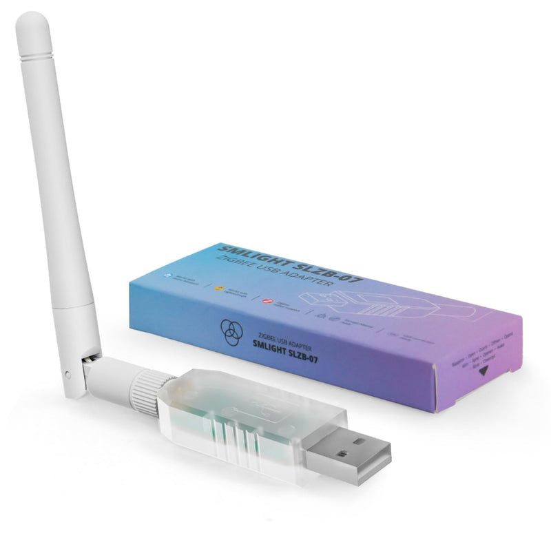 SMLIGHT SLZB-07 Zigbee 3.0 USB Coordinator - Pre-Flashed and Ready-to-Use Zigbee Adapter for ZHA Home Assistant and Zigbee2MQTT SLZB-07:EFR32MG21 Soc