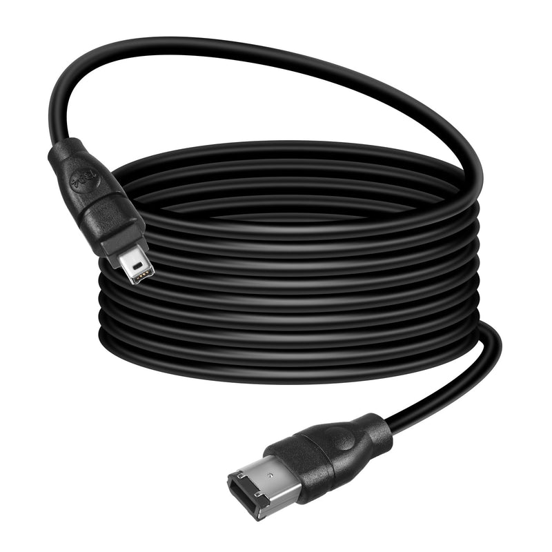 6FT Firewire 400 Cable,IEEE 1394 Firewire 4 Pin Male to 6 Pin Male Adapter Cable Firewire DV Cable for Printer, PC, Scanner, Camcorder (4Pin Male to 6Pin Male) 4Pin Male to 6Pin Male