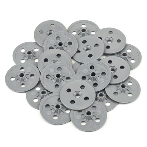 Plasterboard/Insulation Fixing Washers, 35mm Nylon, Non Rust - 500PCS Designed and Made in the UK 500