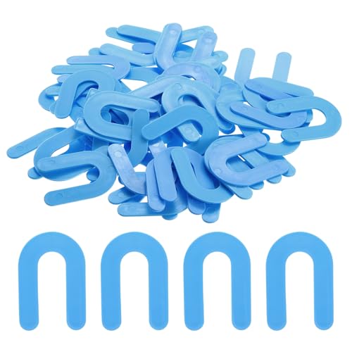 uxcell Horseshoe Shim Tile Spacers 1.5mm 1/16" U Shape Plastic 1000Pcs