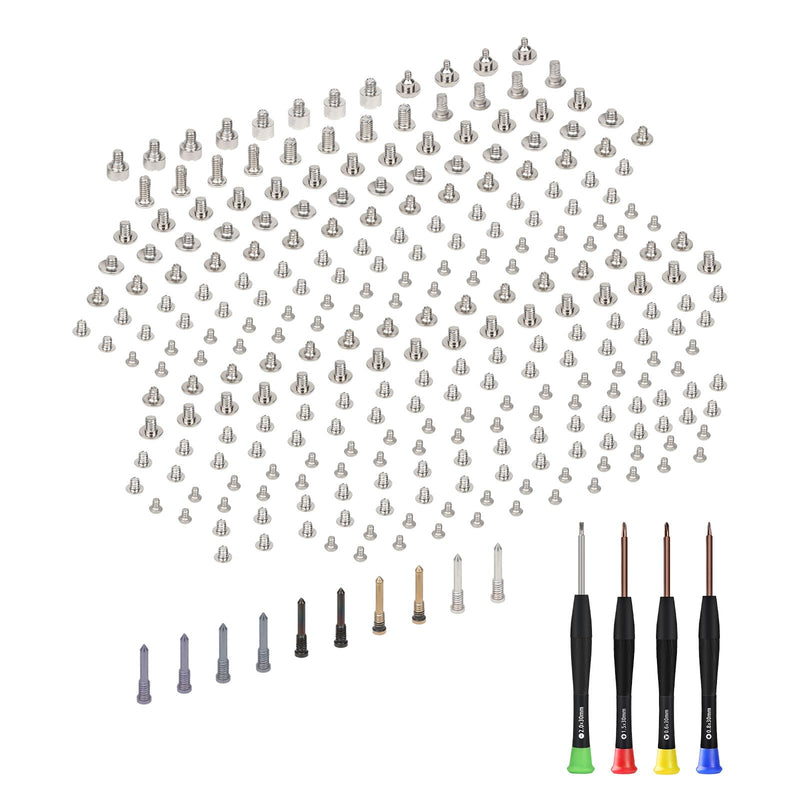 for iPhone 14 Plus Complete Full Screw Set Replacement 14plus with Bottom Pentalobe Screws Repair Inner Part with 4 Screwdrivers for A2632 A2885 A2886 A2887 A2896