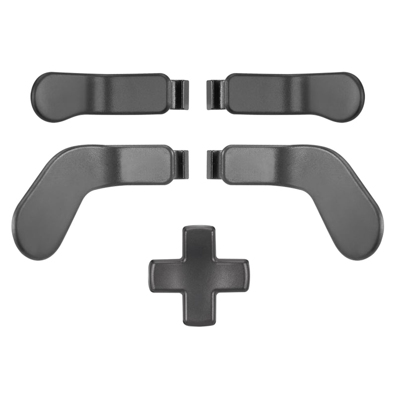 Elite Controller Paddles - OEM Metal Stainless Steel Replacement Parts Accessories with 1 D Pad for Xbox Elite Series 2 & 1 and Core Controller Gray