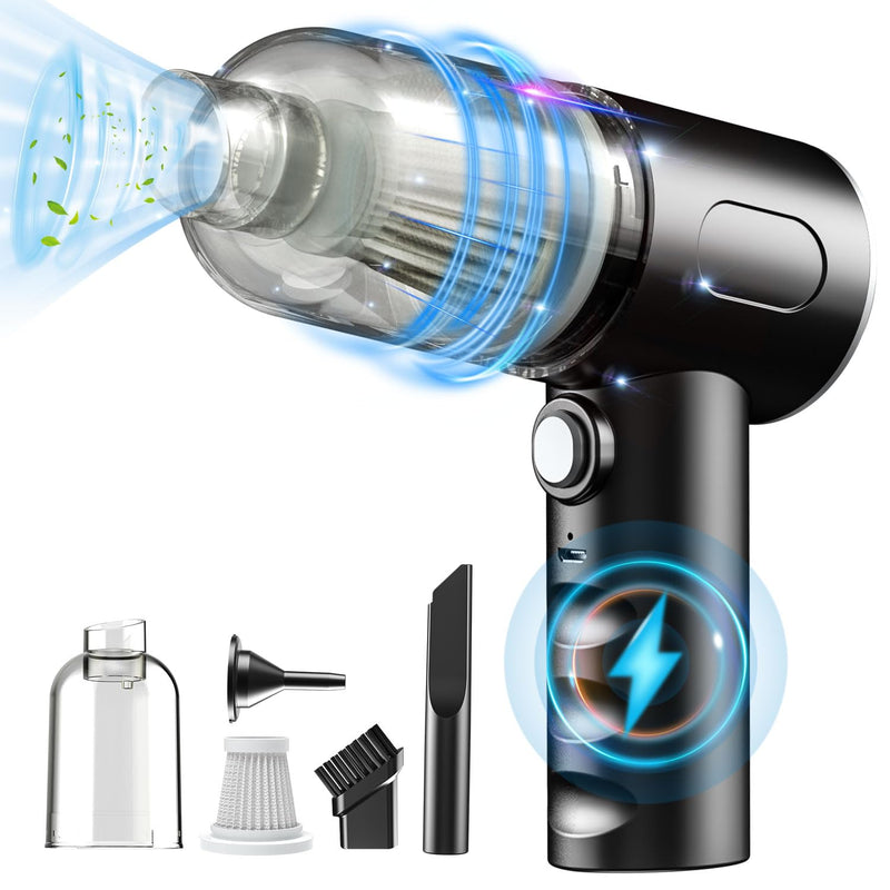 Compressed Air Duster-Vacuum Keyboard Cleaner-Air Blower 3-in-1-Electric Air Dusters-Replace Compressed Air Cans for PC,Computer Keyboard,Car Dusterpc Cleaning