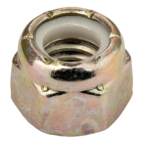 1/2"-13 (50 Pack) Grade 8 Nylon Insert Locknut Yellow Zinc by Makers Bolt 1/2"-13 (50 pack)