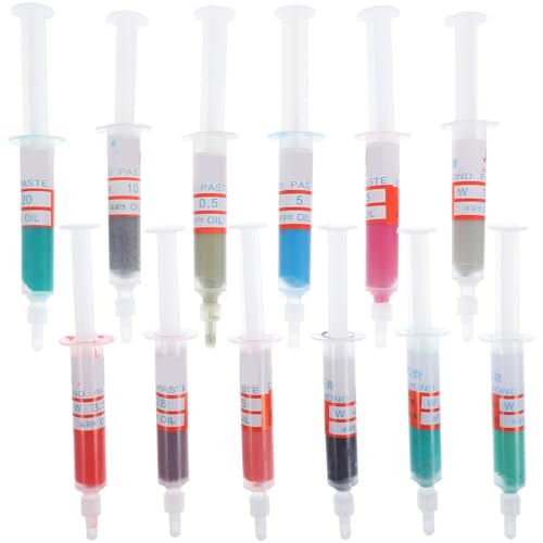 Gatuida Pack of 12 Diamond Polishing Lapping Paste Tool Grinding Paste for Finishing Ends Polishing of Metal and Jewellery