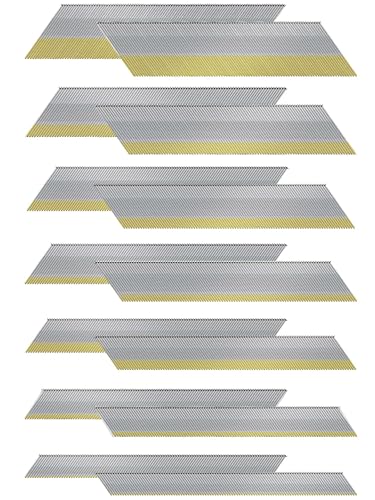 Yaocom 1400 Pack 15 Gauge Da Angled Finish Nail 34 Degree 7 Sizes