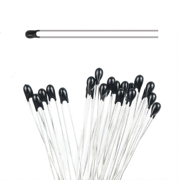 zalati NTC Thermistor Resistors 40 Pieces MF5A-3 Temperature Sensors for Thermal Protection Circuits in Electrical Appliances - 20pcs 10K and 50K Ohm