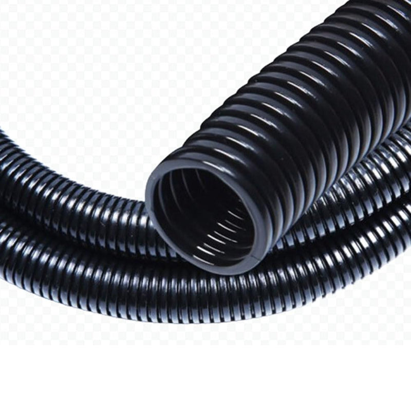30 FT 1/2” Wire Loom Split Tubing,Dog Cat Cord Protector,Split Wire Loom Tubing Wire Conduit – Black (30FT 1/2") 30FT 1/2"