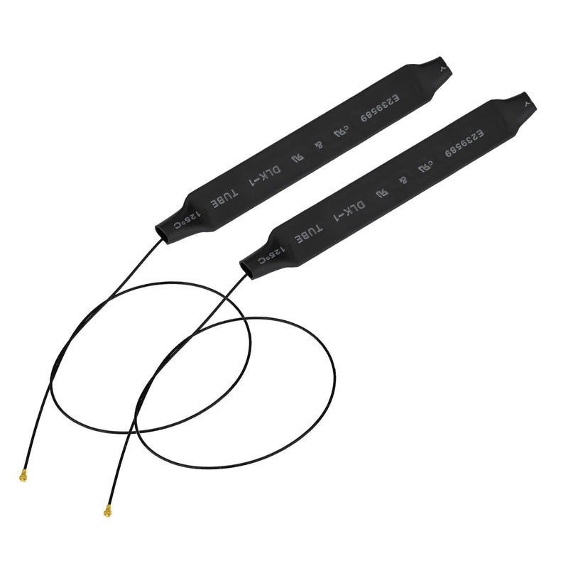 Eightwood Internal WiFi Antenna Dual Band 2.4GHz 5GHz WiFi Antennae with 11.8in Cable for M.2 NGFF Network Card PC Desktop Computer