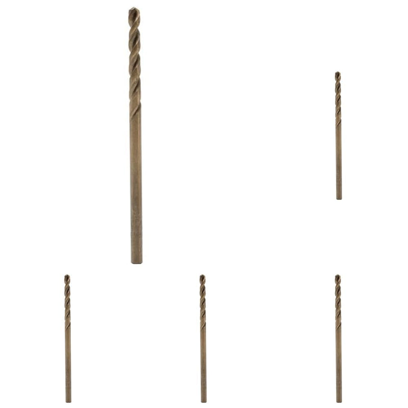 DEWALT DWA1205 5/64" Pilot Point Industrial Cobalt Alloy Steel Drill Bit (Pack of 5) One Size (Pack of 5) 5/64-Inch