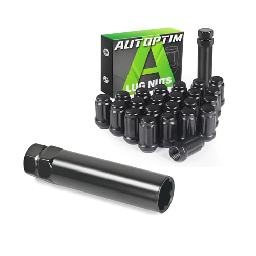 AUTOPTIM 1/2-20 Spline Lug Nuts & 6 Spline Lug Nuts Socket Key