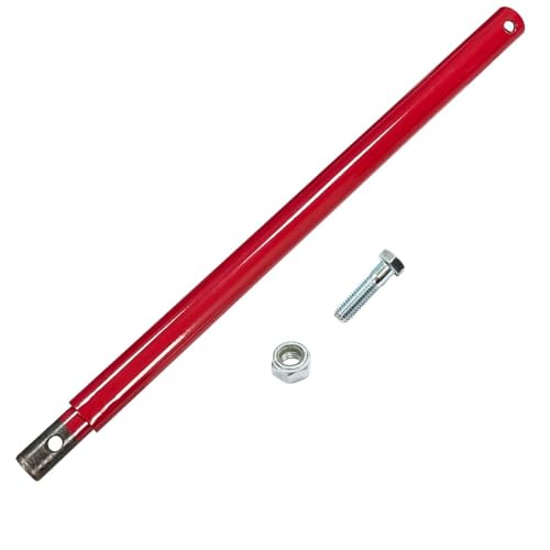 Auger Extension 18" Red Steel Structure Fits All powerheads with a 7/8” Connection