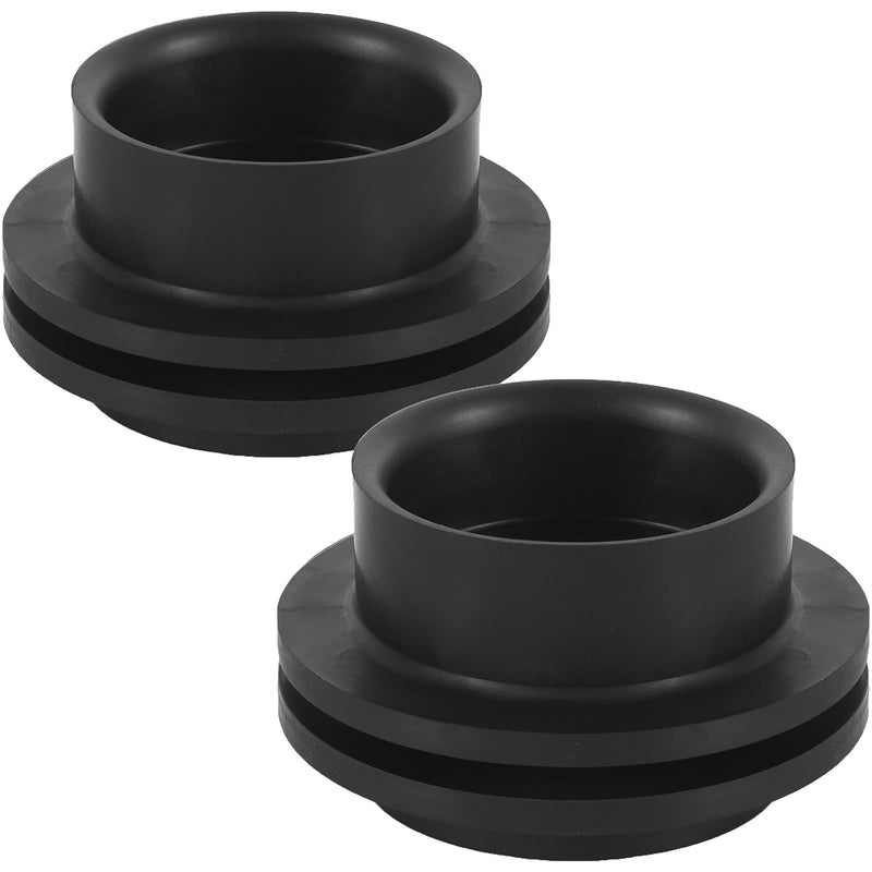 1-1/2" RV Rubber Grommet Black (12483) RV Water Tank Fittings Holding Tank Fitting (Pack of 2) - Seals Securely