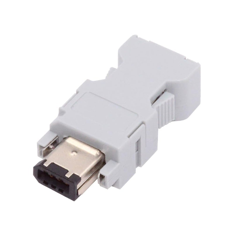 xiwai FireWire IEEE 1394 6Pin CN3 Plug SM-6P I/O Connector, 55100-0670 Male JZSP-CMP9-1-E 6-Pin Encoder Plug Compatible with Yaskawa Panasonic Servo 54280-0609 6-pin male