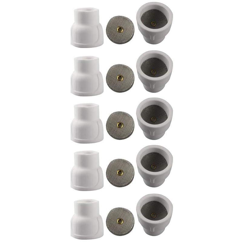 #12 Ceramic (10-Pack) White TIG Welding Cup 10PCS