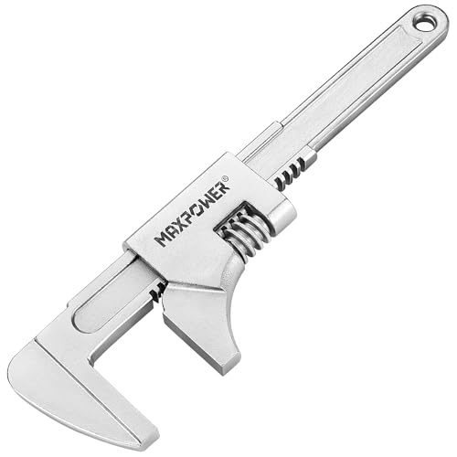 MAXPOWER 11" Automotive Wrench, Adjustable Wrench Wide Jaw Opening 3", Adjustable Auto Wrench for Automobiles Construction, Machine Maintenance and Home Repairs