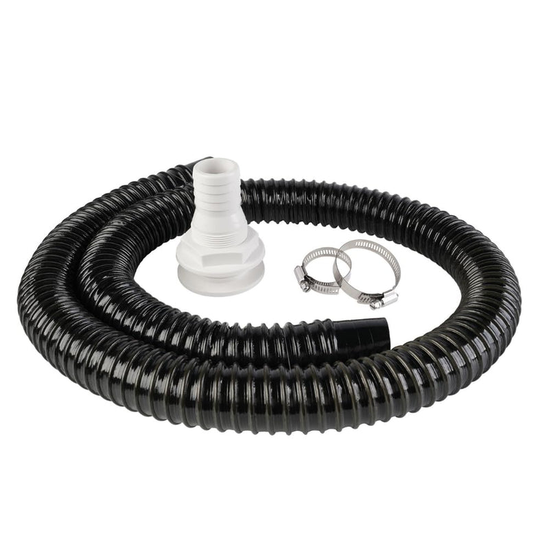 SEAFLO Bilge Pump Installation Kit with Hose, Clamps, and Thru Hull Fitting 1-1/2"