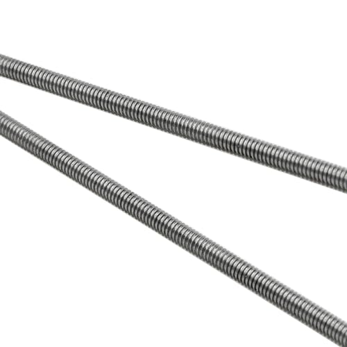 304 Stainless Steel M20-2.5 Fully Threaded Rod Right Hand Thread 250mm Length (Pack of 2) M20x250 mm PackOf 2