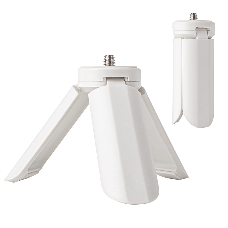 MUZIRI KINOKOO Mini Tripod for Fuji Instax Pal with 1/4 Inch Screw - Compatible for Instax PAL/EVO/70/LOMO Instant Camera - Portable Camera Tripod with Slip Resistant Rubber Footpads - White