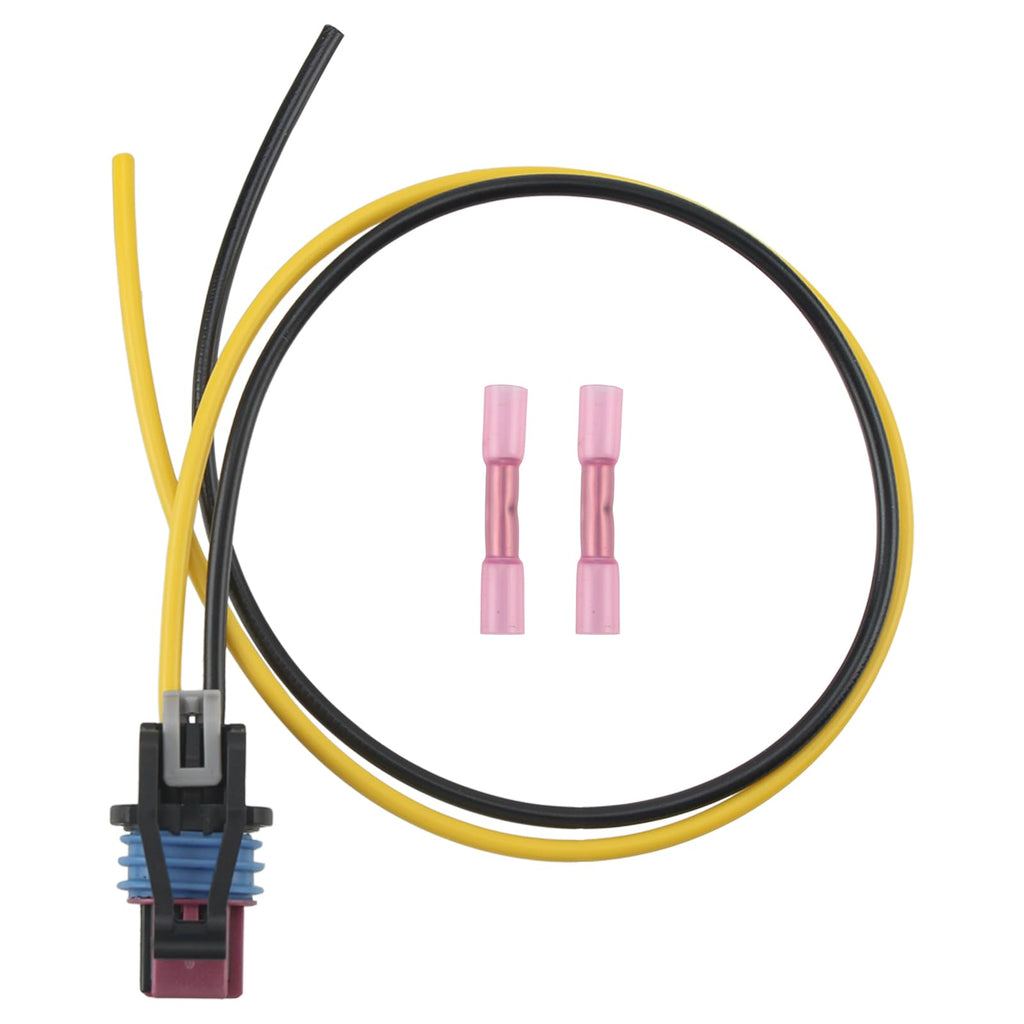 Carbhub Wire Pigtail Fit for GM LS 2-Wire Pigtail, for Coolant Temperature Sensor Connector, Water Temp LS1 Plug Radiator Switch Color LS1 LS3 LS2 LQ4 LQ9 LS6 L92 L99 L33 LR4