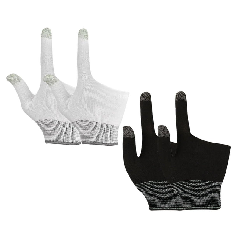 BESPORTBLE 2 Pairs Game Gloves Finger Gloves for Gaming Finger Gloves for Game Finger Sleeve Gamer Glove Touchscreen Gaming Gloves Mobile Gaming Gloves Breathable Thumb Sleeve Nylon