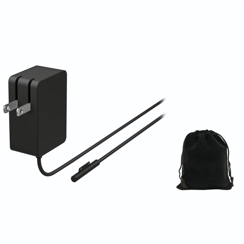 Microsoft Original Surface Charger 24W Power Supply Compatible with Microsoft Surface Go 3, Surface Go 2, Surface Go, Surface Pro X, Black
