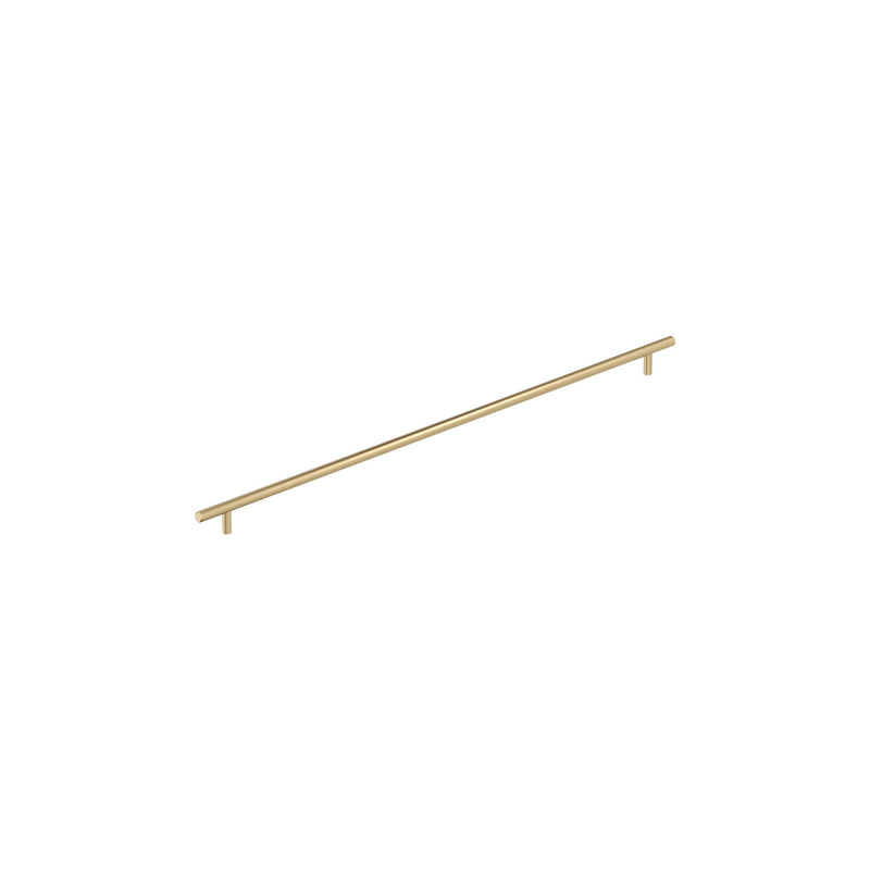 Amerock BP19018CZ | Bar Pulls 25-3/16 inch (640 mm) Center-to-Center Champagne Bronze Cabinet Pull | Kitchen Cabinet Hardware | Furniture Hardware | Drawer Handle 1 Pack