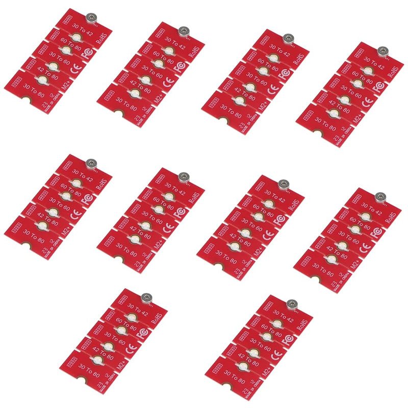JMT NGFF NVME M2 M2PLUS 2230 to 2280 Adapter Card 2230, 2242, 2260, 2280 Extended Transfer Long Size Change for M.2 U.2 M3 M.3 SSD (10Pcs) 10Pcs