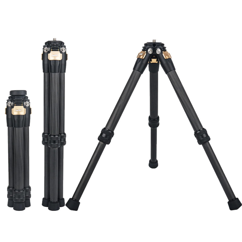 Universal Adjustable Carbon Fiber Mini Tripod for Gopro Go pro 12 11 9 8 5 4 3 2 insta360 Insta 360 X4 X3 X2 X ONE RS Accessories (Gold) Gold