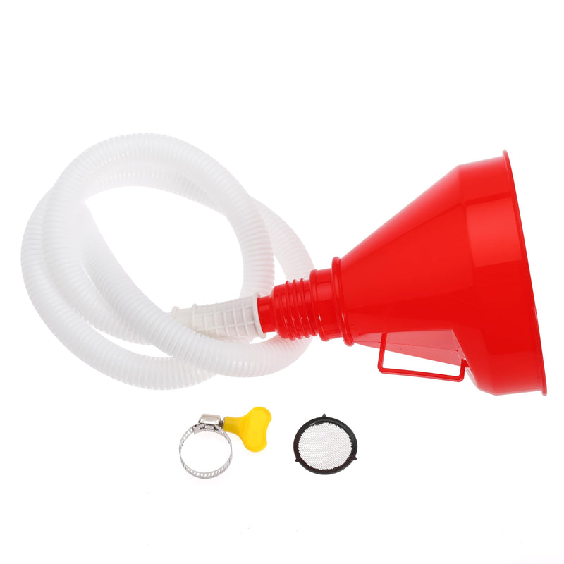 Wide Mouth Oil Funnel Flexible Fuel Funnel with Long Hose Funnels for Automotive Use Car Funnel for Engine Gas Gasoline Diesel Fluid Liquid (1) 1