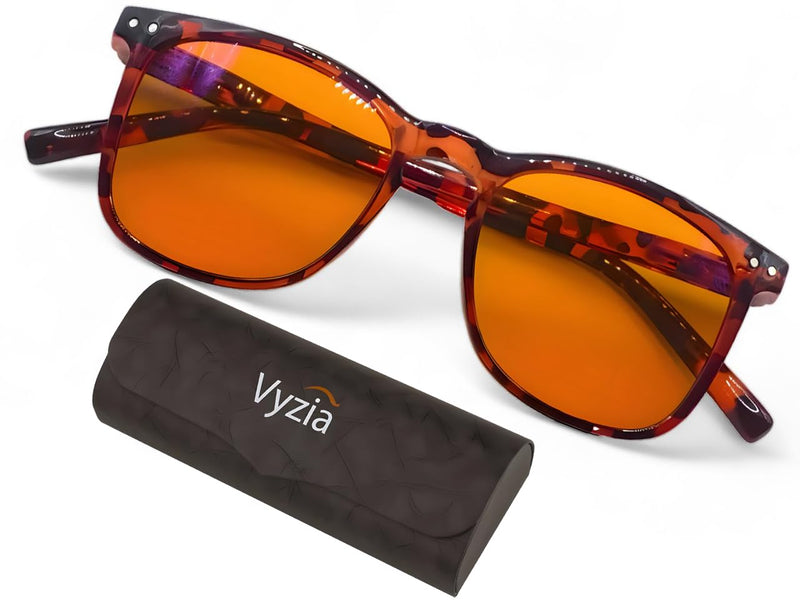 Blue Light Blocking Glasses For Computer Use, Gaming, Nighttime Reading - Improve Sleep, Reduce Eyestrain, Anti-Glare, UV Protection, Light Sensitivity and Migraine Relief For Women and Men