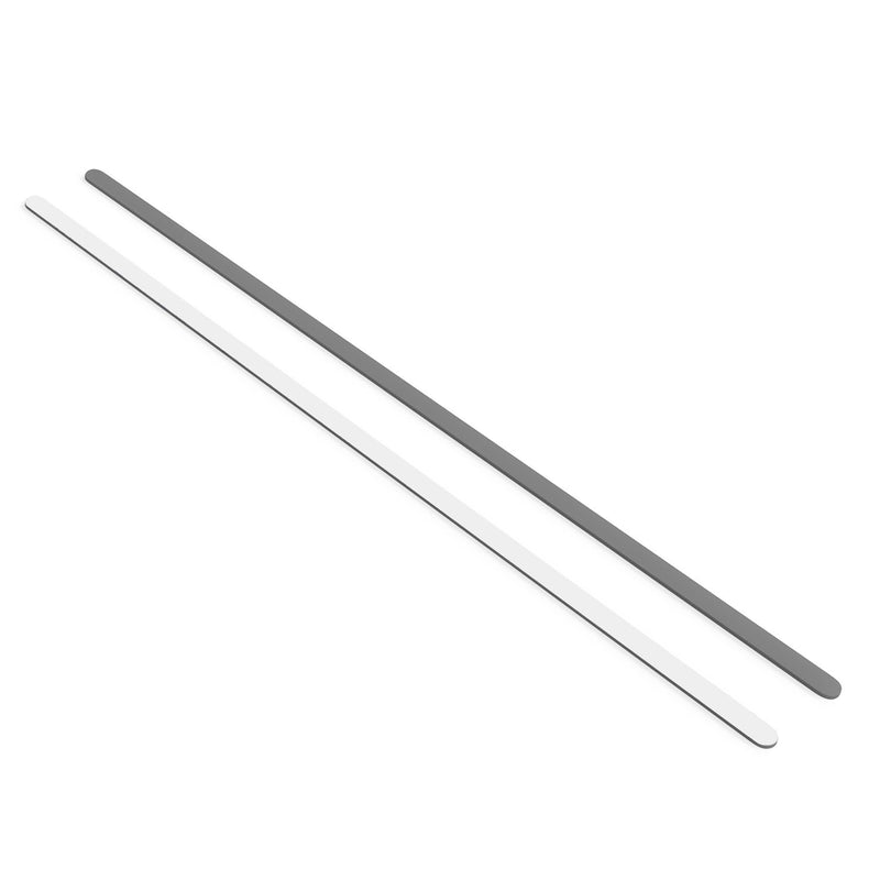 2PC Replacement Rubber Feet Strips for 13.5" Microsoft Surface Book Laptop 3 2 1, Surface Book 2 3 Bottom Case Anti Slip Rubber Feet Strips, Gray