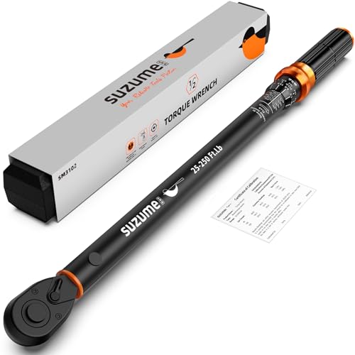 SUZUME Torque Wrench 1/2 Inch Drive Click (25-250 Ft. Lb/ 32.5-325 N.m) 1/2" 1PC