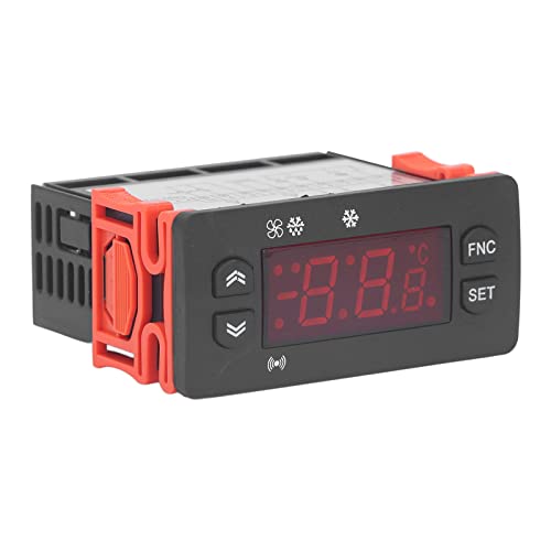 Digital Temperature Controller, Microcomputer Temperature Controller, Fahrenheit Celsius, Switchable Cooling Controller for Refrigerator, 230VAC