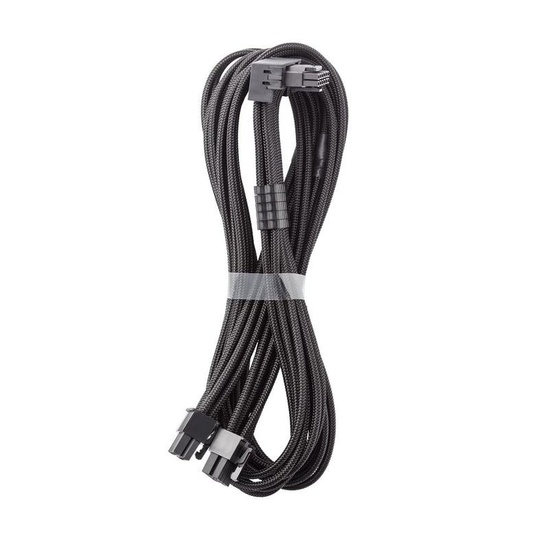 CableMod C-Series Pro ModMesh Sleeved 12VHPWR 90° StealthSense PCI-e Cable for Corsair - Variant B (Black, 16-pin to Dual 8-pin, 60cm) 16 to 2x8-Pin (Variant B) Black